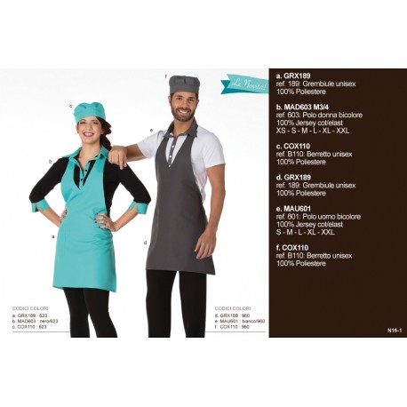 GRX189  GREMBIULE  UNISEX MEVI