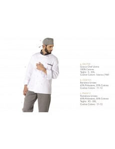 GIACCA CHEF UOMO MEVI