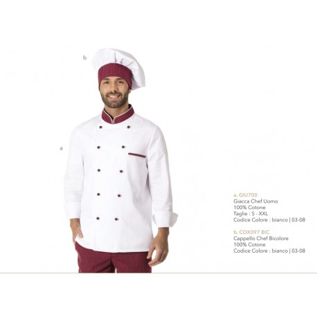 GIACCA CHEF UOMO MEVI 03-08